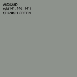 #8D928D - Spanish Green Color Image