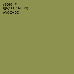 #8D934F - Avocado Color Image