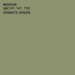 #8D936E - Granite Green Color Image