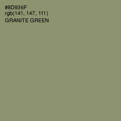 #8D936F - Granite Green Color Image