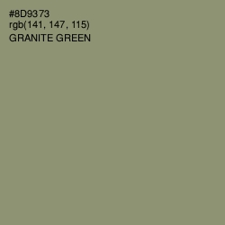 #8D9373 - Granite Green Color Image