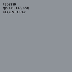 #8D9399 - Regent Gray Color Image