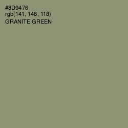 #8D9476 - Granite Green Color Image