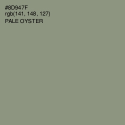 #8D947F - Pale Oyster Color Image