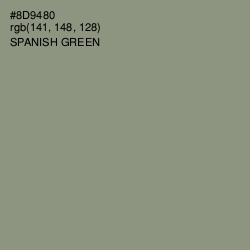 #8D9480 - Spanish Green Color Image