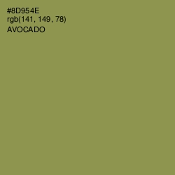 #8D954E - Avocado Color Image