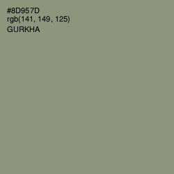#8D957D - Gurkha Color Image