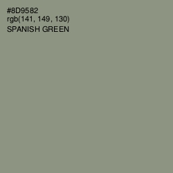#8D9582 - Spanish Green Color Image