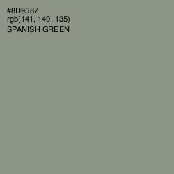 #8D9587 - Spanish Green Color Image