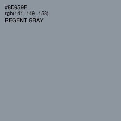 #8D959E - Regent Gray Color Image