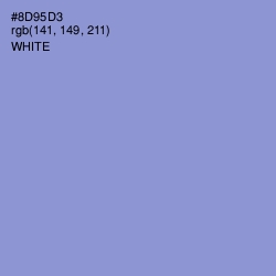 #8D95D3 - Blue Bell Color Image