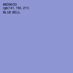 #8D96D3 - Blue Bell Color Image