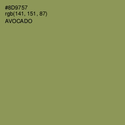 #8D9757 - Avocado Color Image