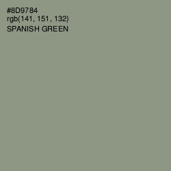 #8D9784 - Spanish Green Color Image