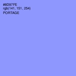 #8D97FE - Portage Color Image