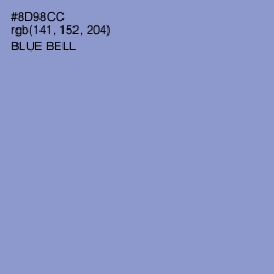 #8D98CC - Blue Bell Color Image
