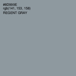 #8D999E - Regent Gray Color Image