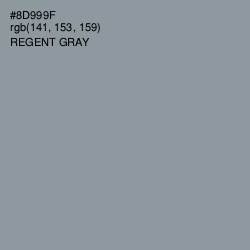 #8D999F - Regent Gray Color Image