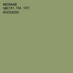 #8D9A6B - Avocado Color Image