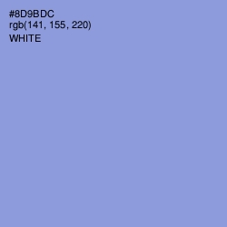 #8D9BDC - Blue Bell Color Image