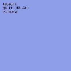 #8D9CE7 - Portage Color Image
