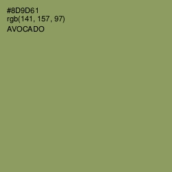 #8D9D61 - Avocado Color Image