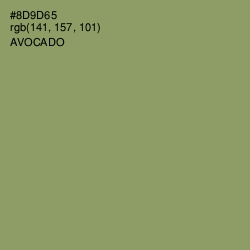 #8D9D65 - Avocado Color Image