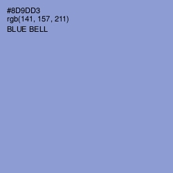 #8D9DD3 - Blue Bell Color Image
