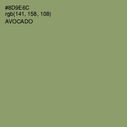 #8D9E6C - Avocado Color Image