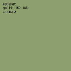 #8D9F6C - Gurkha Color Image