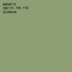 #8D9F73 - Gurkha Color Image