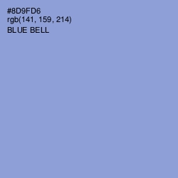#8D9FD6 - Blue Bell Color Image