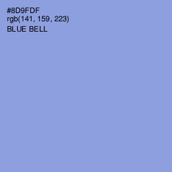 #8D9FDF - Blue Bell Color Image