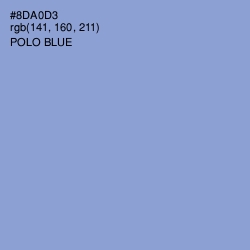 #8DA0D3 - Polo Blue Color Image