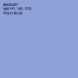 #8DA0D7 - Polo Blue Color Image