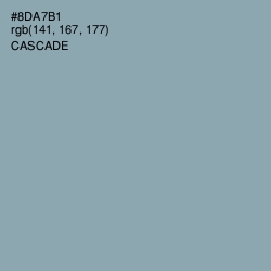 #8DA7B1 - Cascade Color Image