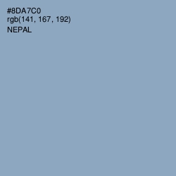 #8DA7C0 - Nepal Color Image