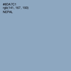 #8DA7C1 - Nepal Color Image