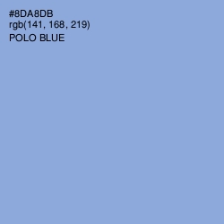 #8DA8DB - Polo Blue Color Image