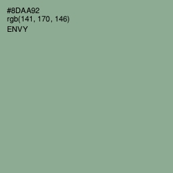#8DAA92 - Envy Color Image