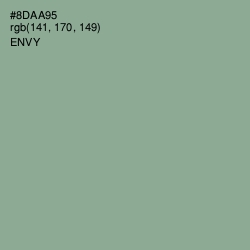#8DAA95 - Envy Color Image