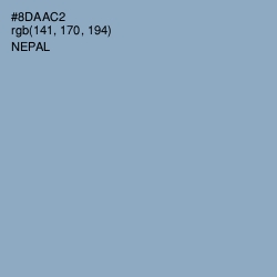 #8DAAC2 - Nepal Color Image