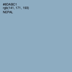 #8DABC1 - Nepal Color Image