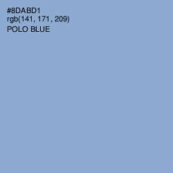 #8DABD1 - Polo Blue Color Image