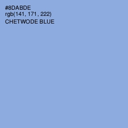 #8DABDE - Polo Blue Color Image