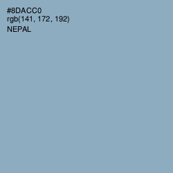 #8DACC0 - Nepal Color Image