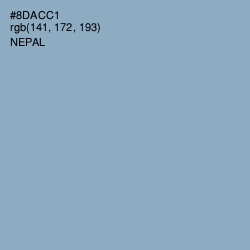 #8DACC1 - Nepal Color Image