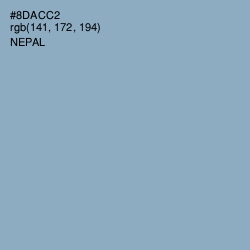 #8DACC2 - Nepal Color Image