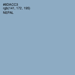 #8DACC3 - Nepal Color Image