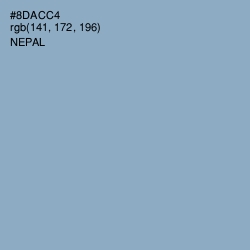 #8DACC4 - Nepal Color Image